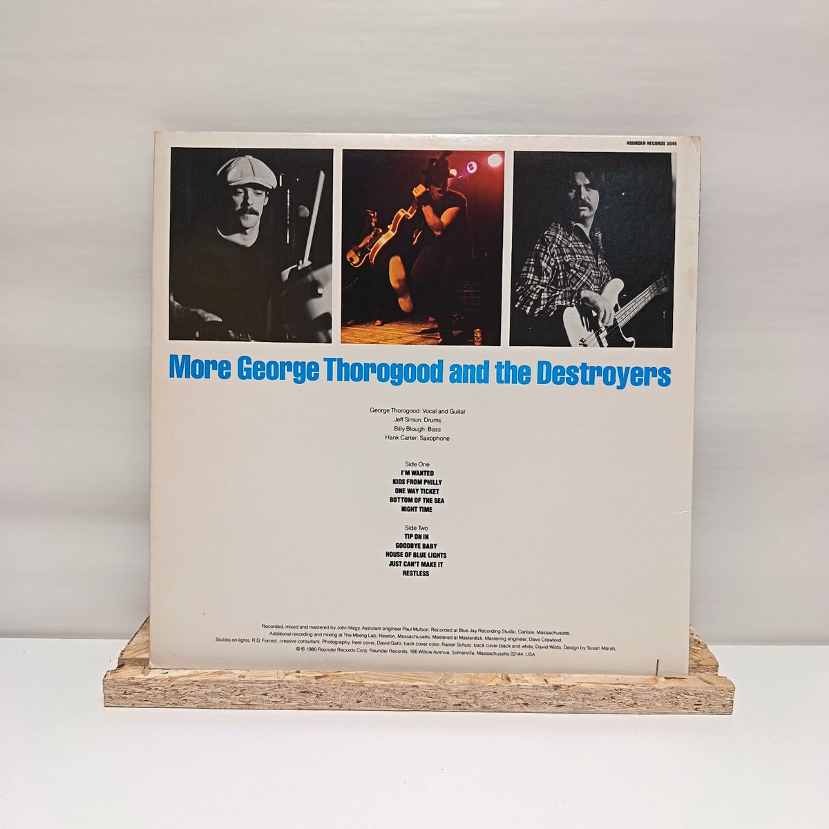 George Thorogood and The Destroyers more vinyl record VG+/VG RAUNDER 3045