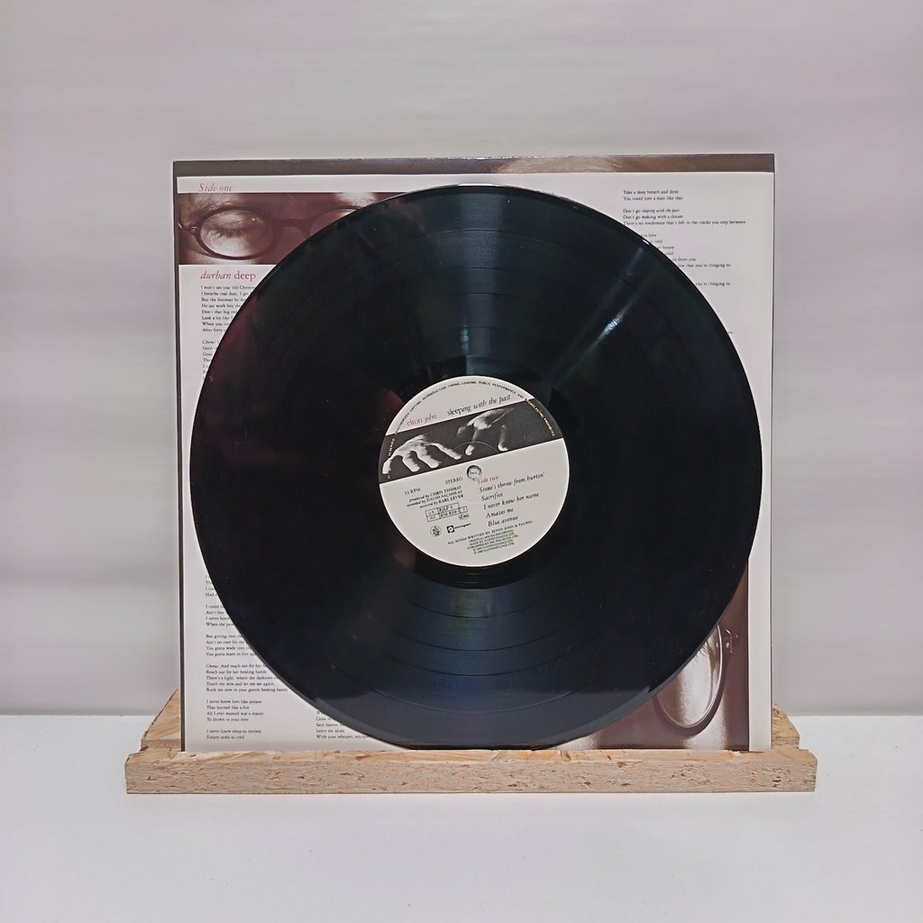 Elton John sleeping with the past vinyl record EX/EX 838 839-1