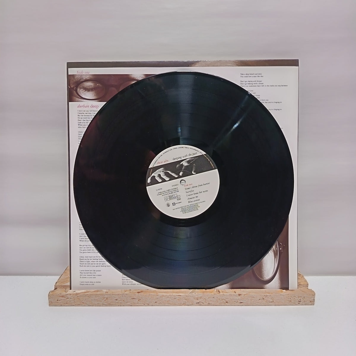 Elton John sleeping with the past vinyl record EX/EX 838 839-1