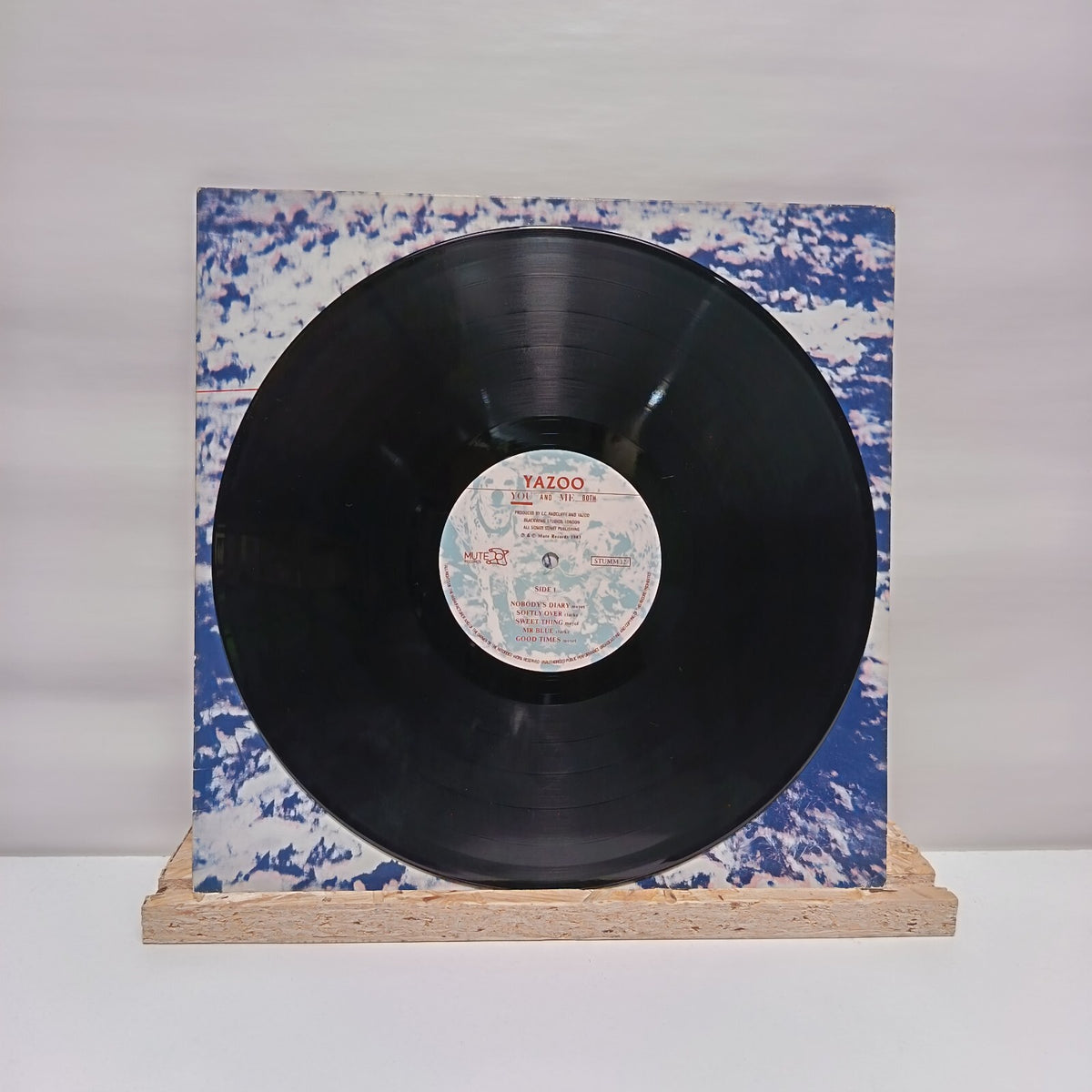 Yazoo you and me both vinyl record VG+/VG+ STUMM 12