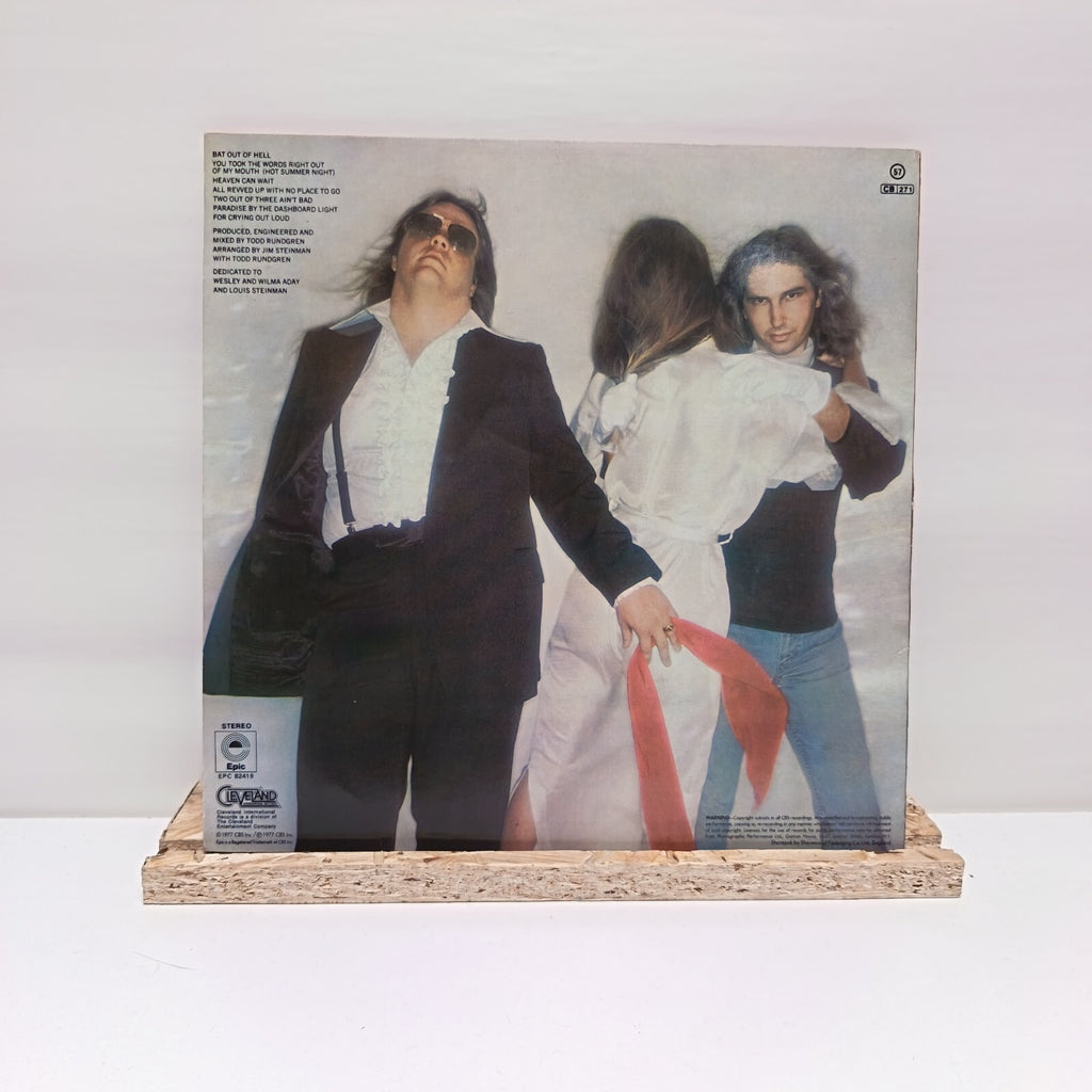 Meat Loaf bat out of hell vinyl record VG+/VG+ EPC 82419