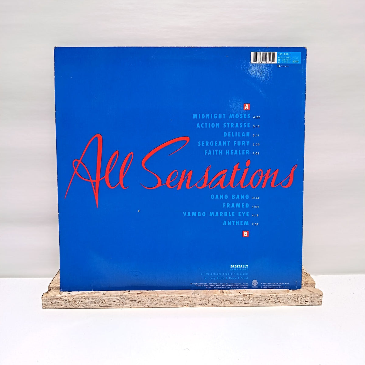 The Sensational Alex Harvey Band all sensations vinyl record VG+/VG+ 512 201-1