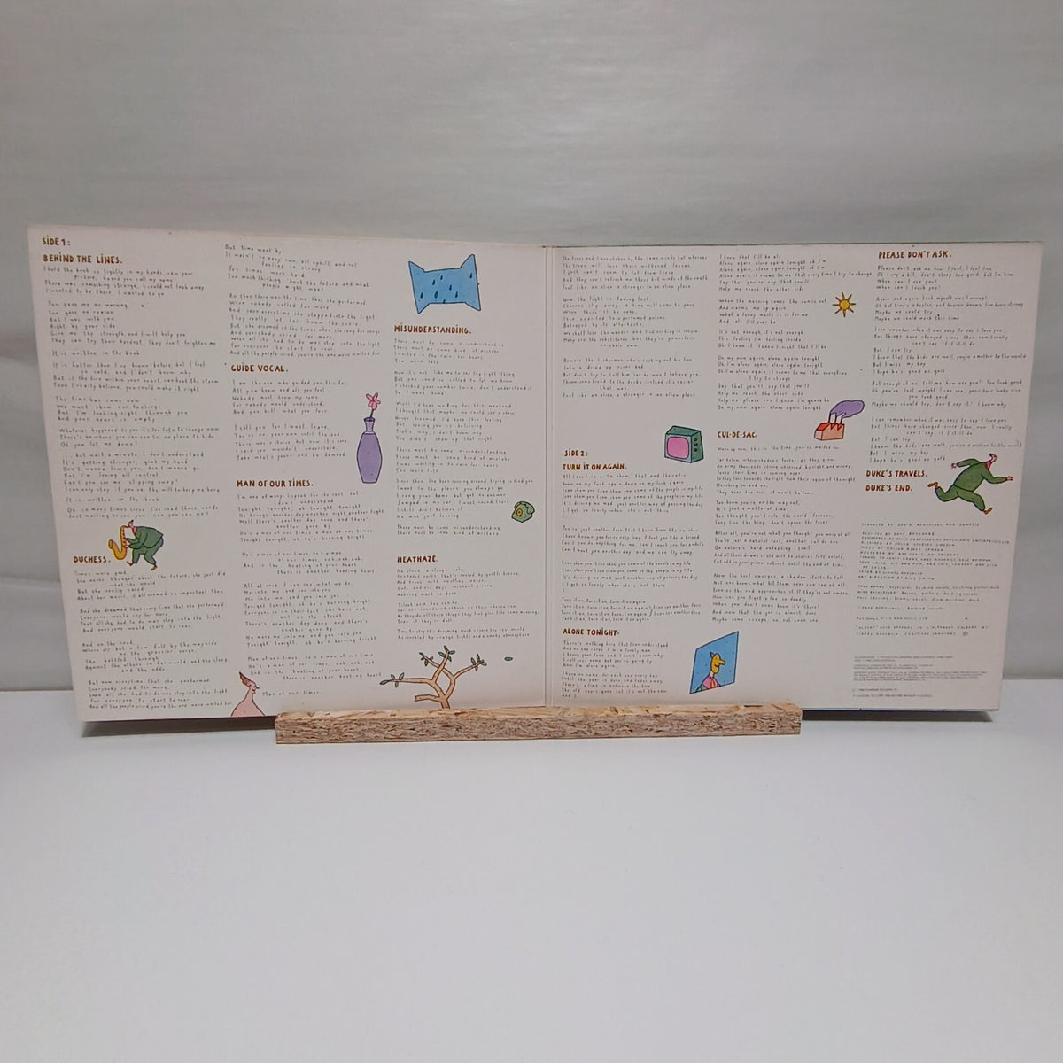 Genesis duke vinyl record 1980 VG+/VG+ CBR 101