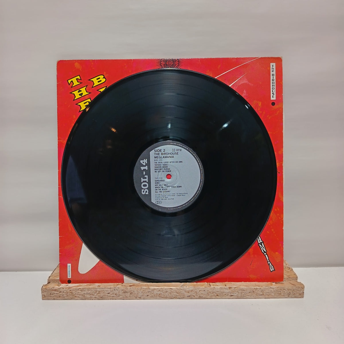 The Birdhouse megalomania vinyl record VG+/VG+ SOL-14