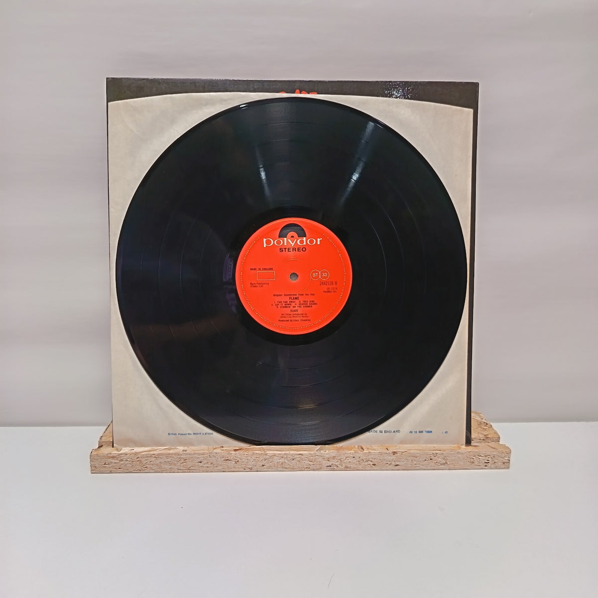 Slade in flame vinyl record EX/EX 2442 126