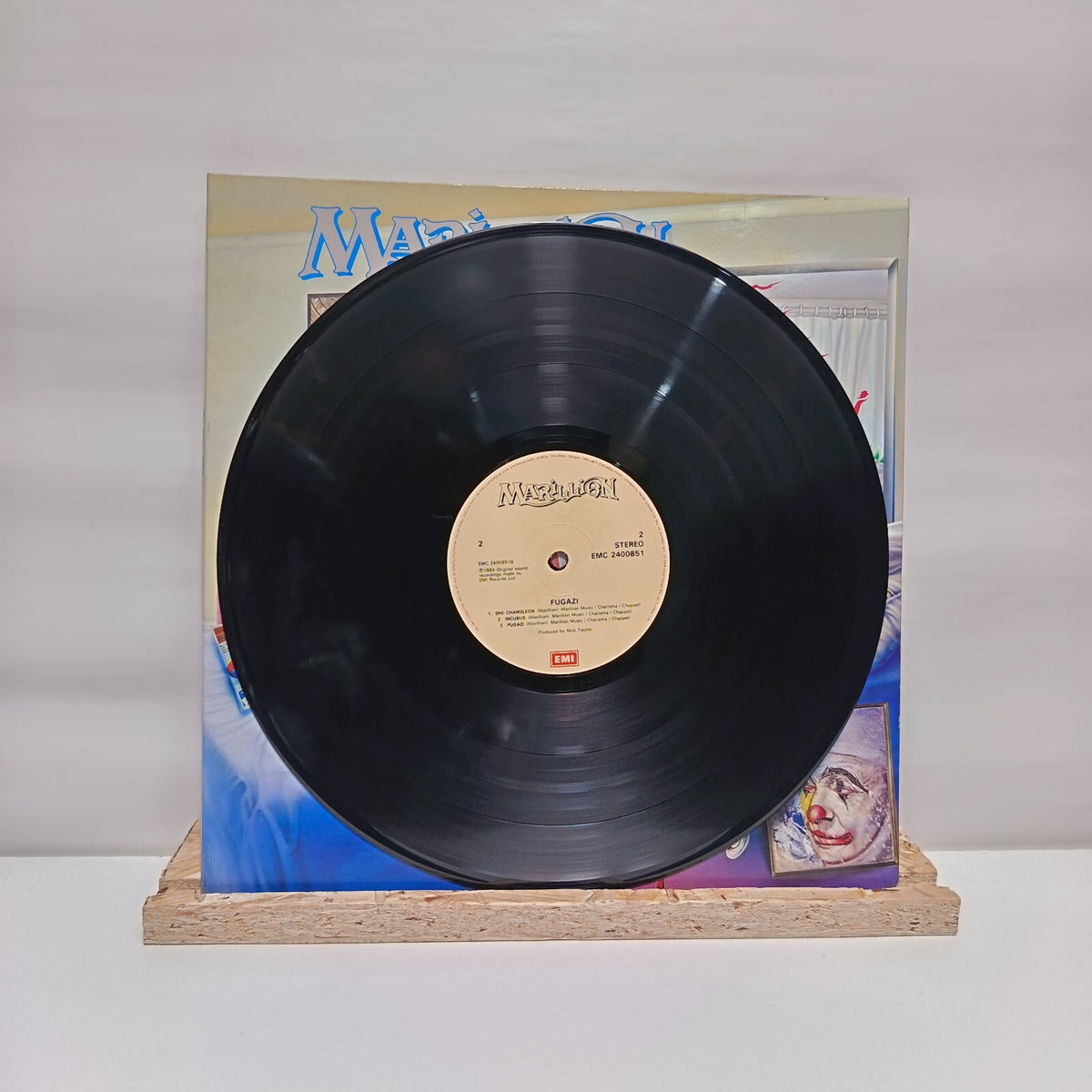 Marillion fugazi vinyl record VG+/VG+ EMC 29 00851