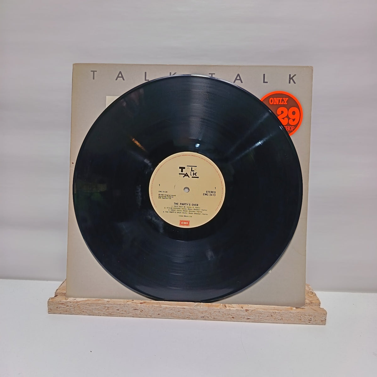 Talk Talk the party's over vinyl record VG+/VG+ EMC3413