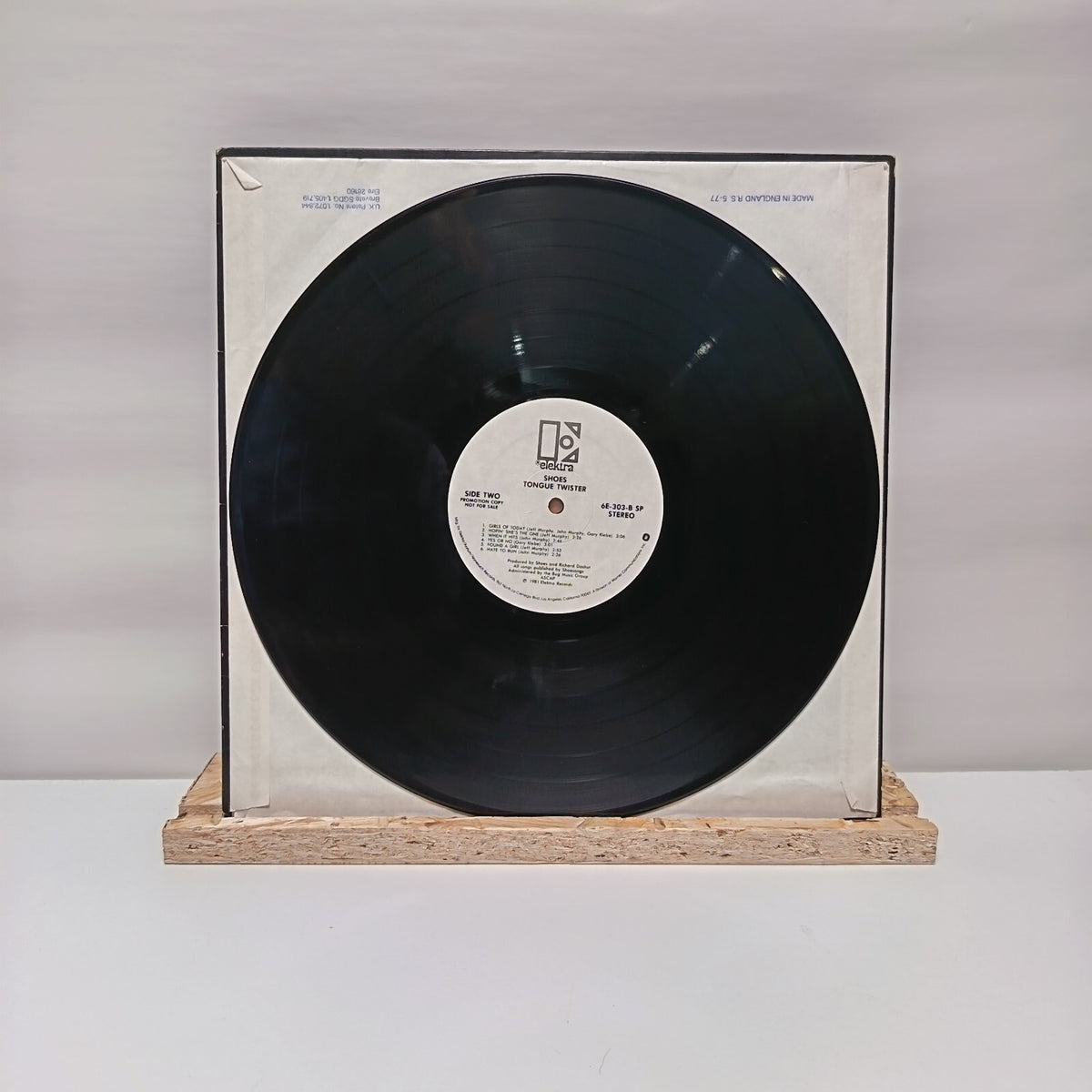 Shoes tongue twister vinyl record VG+/VG+ 6E-303