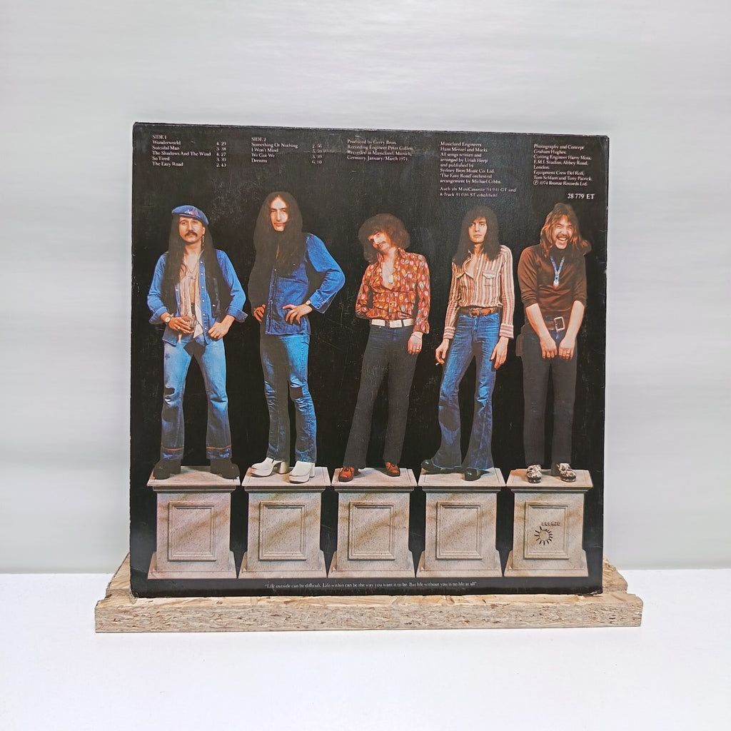 Uriah Heep wonderworld vinyl record VG+/VG+ 28 779 ET