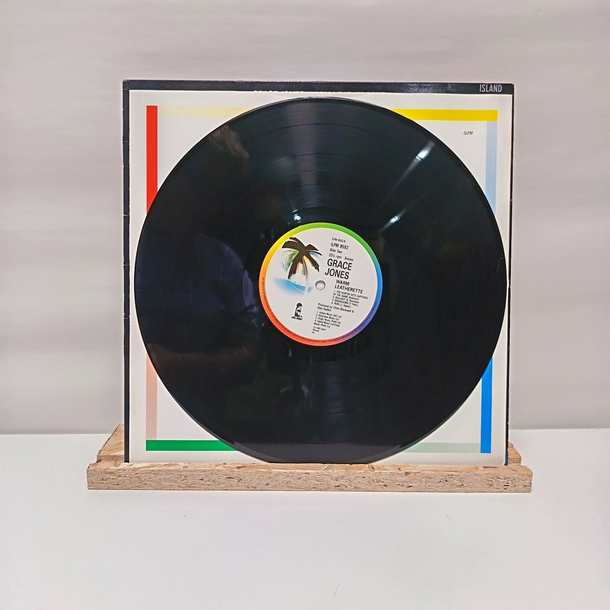 Grace Jones warm leatherette vinyl record 1980 A1/B1 VG+/VG+ ILPM 9592